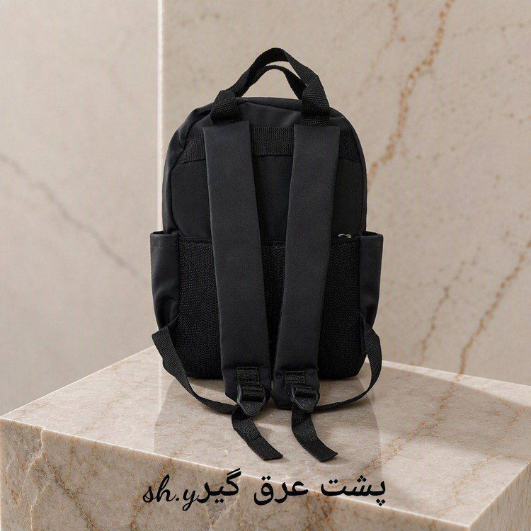 کوله پشتی هندزفری دار شیک و زیبا با بهترین جنس و کیفیت رنگ مشکی