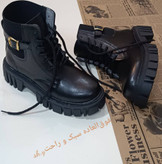 نیم بوت مدل آگ شیک و زیبا سایز 37تا40 رنگ مشکی
